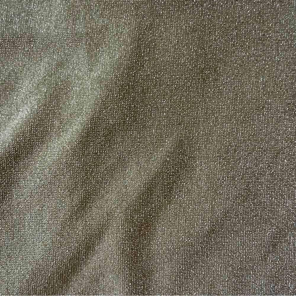 Reformation Anders Metallic Stretch Jersey Halterneck Top in Green NWOT | XL - Picture 7 of 7